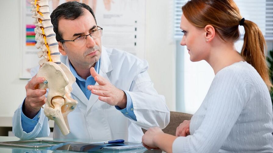 orvos konzultáció az osteochondrosis miatt